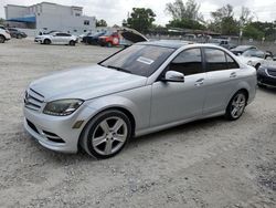 Vehiculos salvage en venta de Copart Opa Locka, FL: 2011 Mercedes-Benz C300