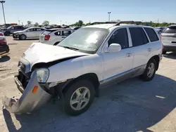 Salvage cars for sale at Indianapolis, IN auction: 2004 Hyundai Santa FE GLS