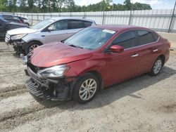 Salvage cars for sale at Spartanburg, SC auction: 2018 Nissan Sentra S