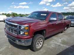 Chevrolet Silverado k1500 lt salvage cars for sale: 2014 Chevrolet Silverado K1500 LT