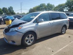 Toyota salvage cars for sale: 2017 Toyota Sienna LE