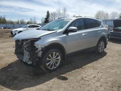 Salvage cars for sale from Copart Ontario Auction, ON: 2016 Toyota Rav4 Limited