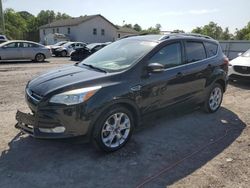 Salvage cars for sale at York Haven, PA auction: 2015 Ford Escape Titanium