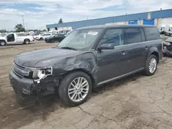 Salvage cars for sale from Copart Woodhaven, MI: 2019 Ford Flex SEL