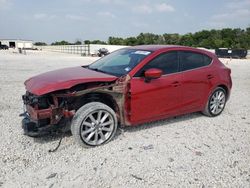 Salvage cars for sale at New Braunfels, TX auction: 2017 Mazda 3 Touring