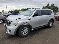 Nissan salvage cars for sale: 2017 Nissan Armada SV