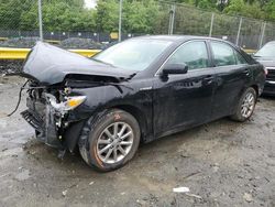 Salvage cars for sale at Waldorf, MD auction: 2011 Toyota Camry Hybrid