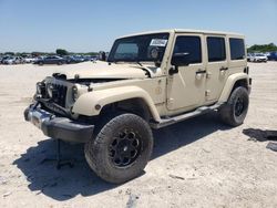Salvage cars for sale at San Antonio, TX auction: 2011 Jeep Wrangler Unlimited Sahara