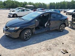 Salvage cars for sale at Charles City, VA auction: 2015 Honda Civic EX