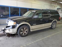 Salvage cars for sale at Pasco, WA auction: 2007 Ford Expedition EL Eddie Bauer