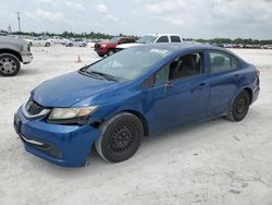 Salvage cars for sale at Arcadia, FL auction: 2014 Honda Civic LX