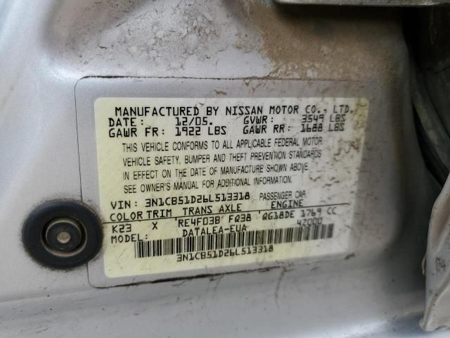 2006 Nissan Sentra 1.8