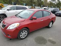 Salvage cars for sale at Brookhaven, NY auction: 2012 Nissan Versa S