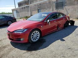 Salvage cars for sale at Fredericksburg, VA auction: 2018 Tesla Model S