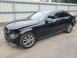 Salvage cars for sale from Copart Shreveport, LA: 2015 Mercedes-Benz C 300 4matic
