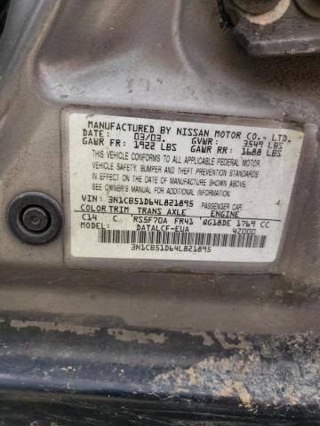 2004 Nissan Sentra 1.8