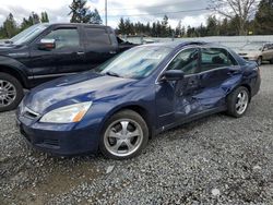Salvage cars for sale from Copart Graham, WA: 2007 Honda Accord SE