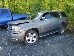 Salvage cars for sale at Waldorf, MD auction: 2016 Chevrolet Tahoe C1500 LTZ
