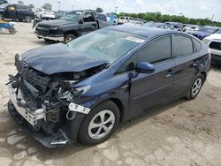 Salvage cars for sale at Indianapolis, IN auction: 2015 Toyota Prius