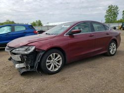 Chrysler 200 Limited salvage cars for sale: 2015 Chrysler 200 Limited