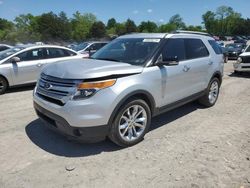 Salvage cars for sale at Madisonville, TN auction: 2014 Ford Explorer XLT