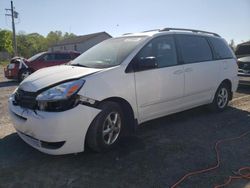 Salvage cars for sale from Copart York Haven, PA: 2005 Toyota Sienna CE