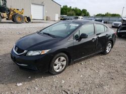 Salvage cars for sale at Lawrenceburg, KY auction: 2013 Honda Civic LX