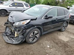 Salvage cars for sale from Copart Baltimore, MD: 2015 Honda CR-V Touring
