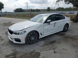 Salvage cars for sale at Orlando, FL auction: 2018 BMW 540 I