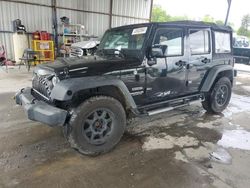 Salvage cars for sale at Cartersville, GA auction: 2017 Jeep Wrangler Unlimited Sport