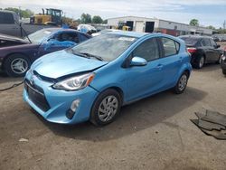 Salvage cars for sale at New Britain, CT auction: 2015 Toyota Prius C