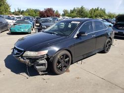 Salvage cars for sale at Woodburn, OR auction: 2005 Acura TSX