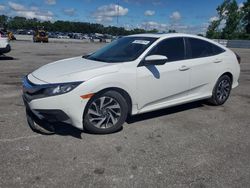 Salvage cars for sale at Dunn, NC auction: 2017 Honda Civic EX