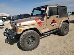 Salvage cars for sale from Copart Amarillo, TX: 2000 Jeep Wrangler / TJ Sahara