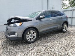 Salvage cars for sale at Columbus, OH auction: 2022 Ford Edge Titanium