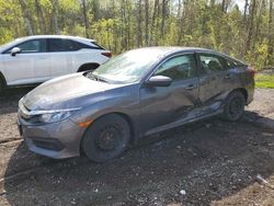 Salvage cars for sale from Copart Ontario Auction, ON: 2018 Honda Civic LX