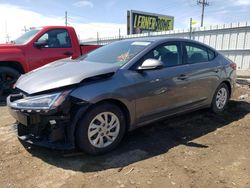 Salvage cars for sale from Copart Chicago Heights, IL: 2019 Hyundai Elantra SE