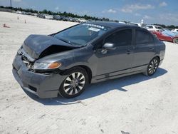 Buy Salvage Cars For Sale now at auction: 2009 Honda Civic EX