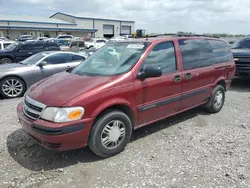 Chevrolet Venture salvage cars for sale: 2001 Chevrolet Venture
