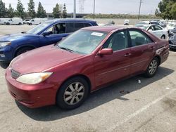 Salvage cars for sale from Copart Rancho Cucamonga, CA: 2002 Toyota Camry LE