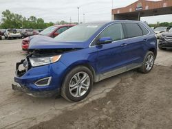 Salvage cars for sale at Fort Wayne, IN auction: 2015 Ford Edge Titanium