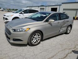 Salvage cars for sale at Kansas City, KS auction: 2015 Ford Fusion SE