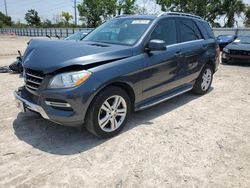 Mercedes-Benz ml 350 4matic salvage cars for sale: 2014 Mercedes-Benz ML 350 4matic