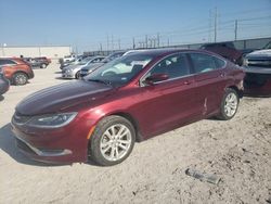 Vehiculos salvage en venta de Copart Haslet, TX: 2015 Chrysler 200 Limited