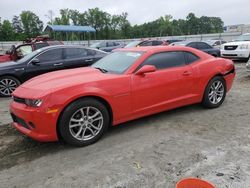 Salvage cars for sale at Spartanburg, SC auction: 2015 Chevrolet Camaro LS