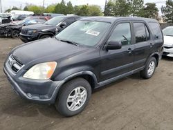Salvage cars for sale from Copart Denver, CO: 2003 Honda CR-V EX