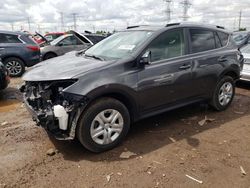 Salvage cars for sale at Elgin, IL auction: 2015 Toyota Rav4 LE