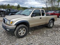 Salvage trucks for sale at Candia, NH auction: 2003 Toyota Tacoma Xtracab