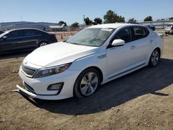 Salvage cars for sale at San Diego, CA auction: 2016 KIA Optima Hybrid