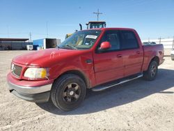 Salvage trucks for sale at Andrews, TX auction: 2003 Ford F150 Supercrew